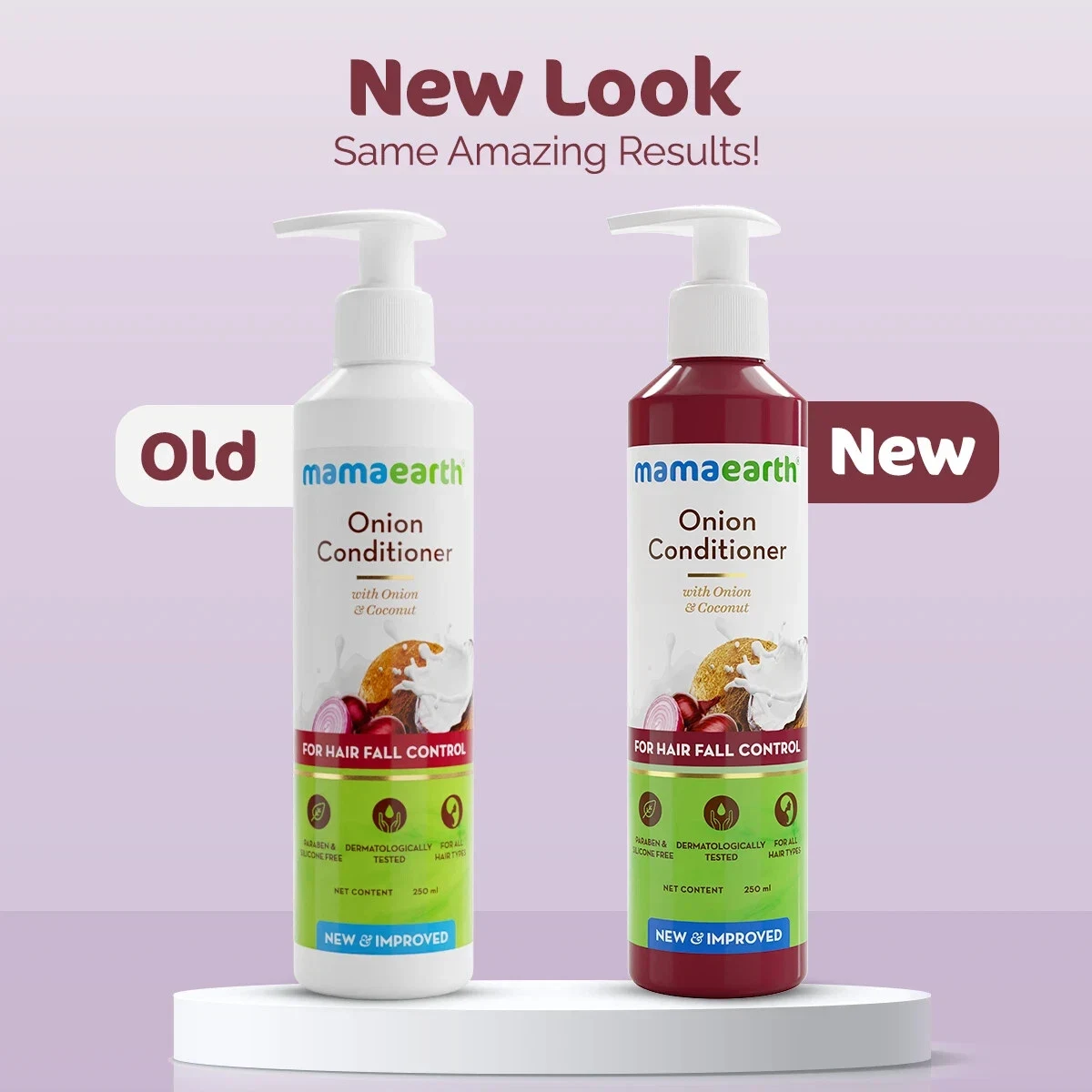 Mamaearth Onion Conditioner for Hair Growth & Hair Fall Control - 250ml thumbnail